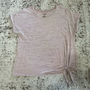 Sonoma Goods For Life Brown Striped Short Sleeve T-shirt size XL